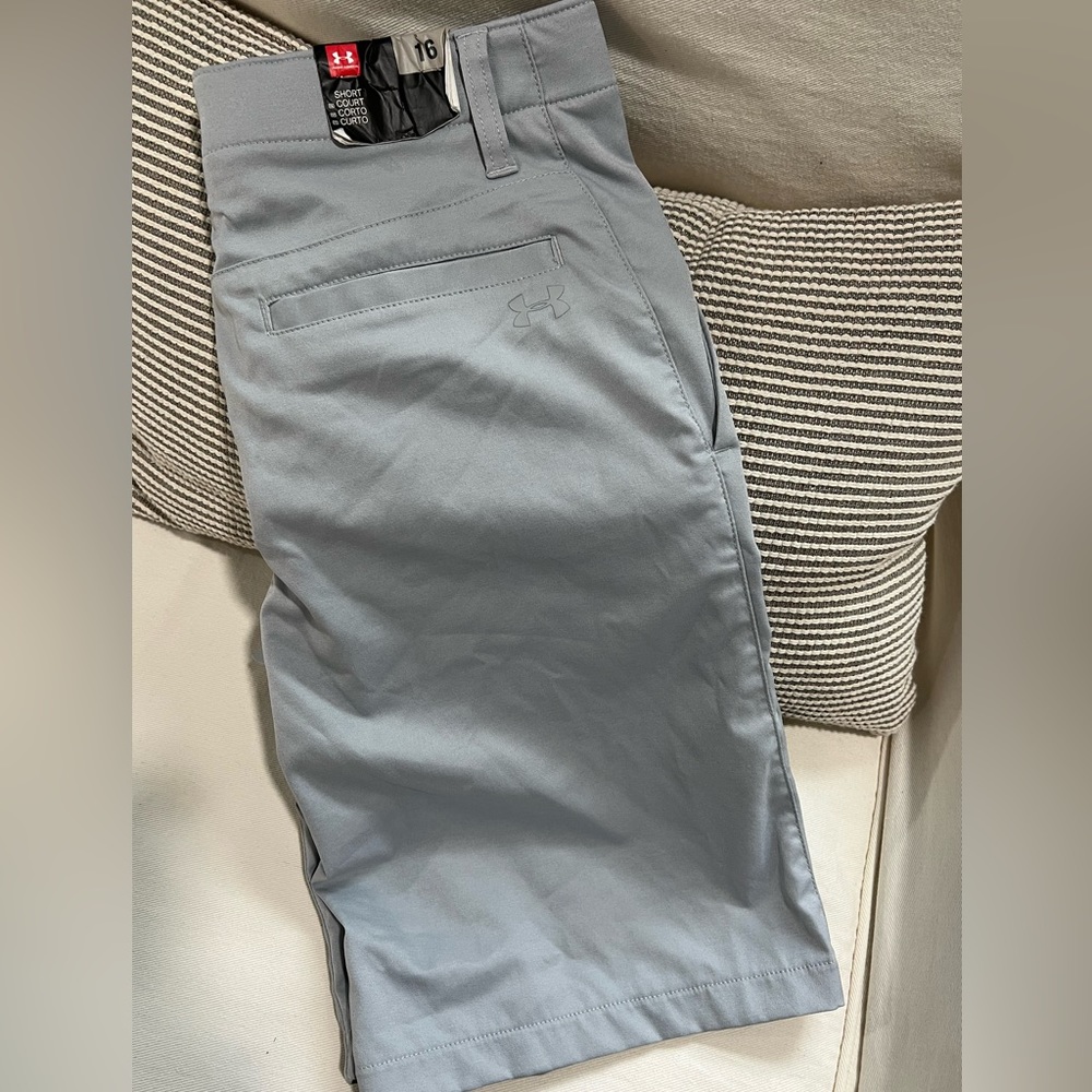 Under Armour boy’s shorts, gray